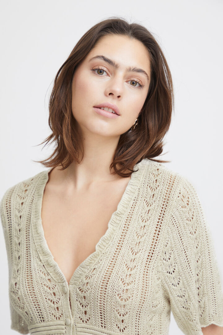 Irestel Cardigan - Birch Melange