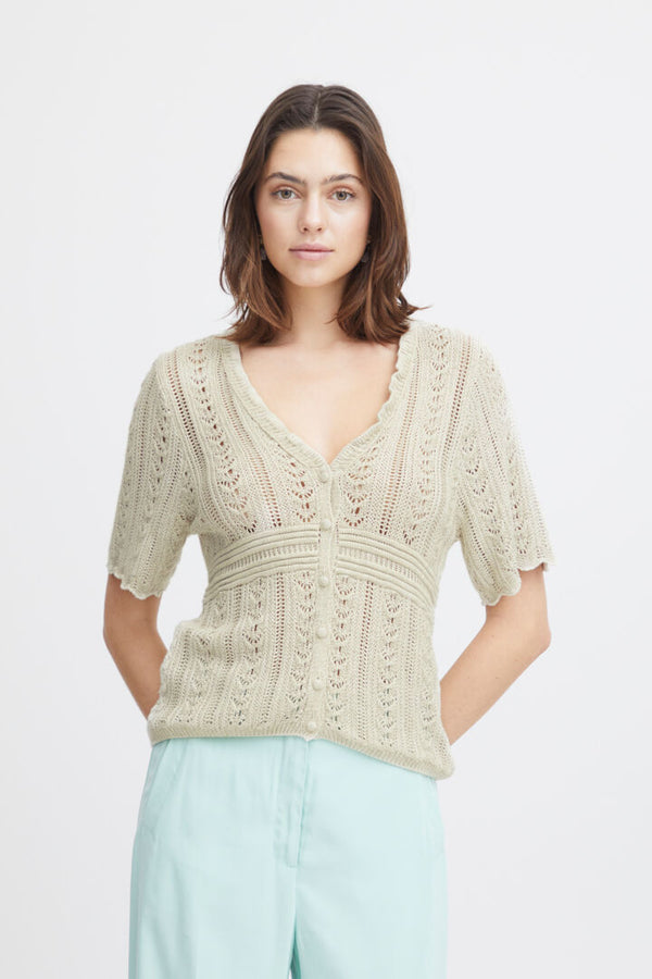 Irestel Cardigan - Birch Melange