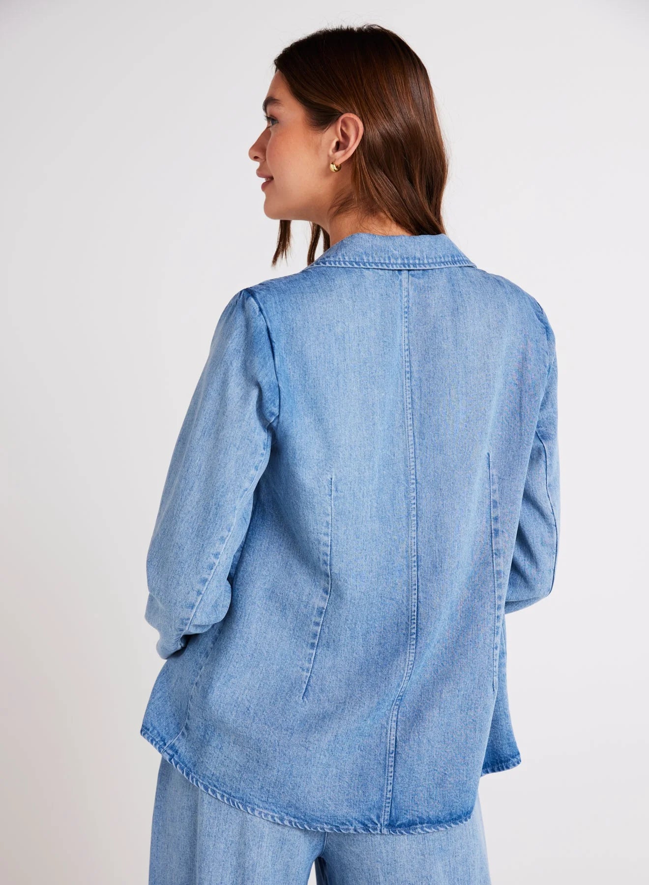 Jagger Easy Longline Blazer - Vintage Horizon Wash