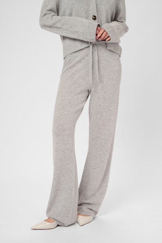 Bjanca Arrow Pants - Mid Grey Melange