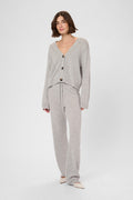 Bjanca Arrow Cardigan - Mid Grey Melange
