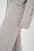 Bjanca Arrow Pants - Mid Grey Melange