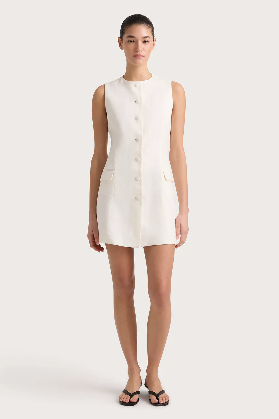 Jane Mini Dress - White