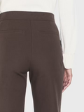 Le Jane Crop Trouser - Chocolate Brown