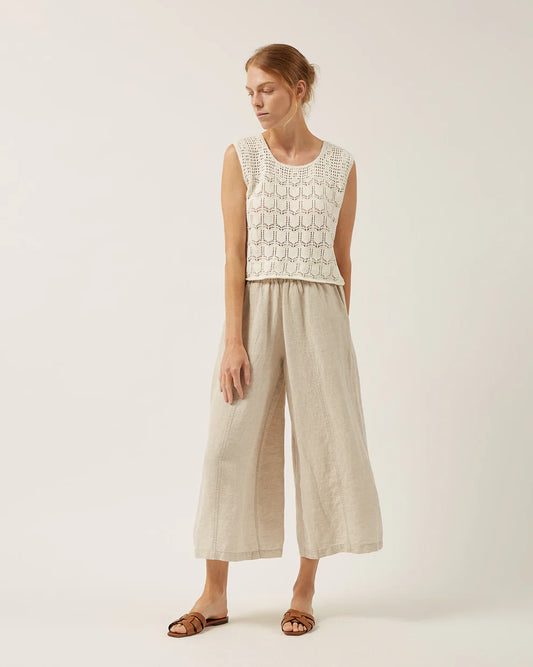 Janne Silk and Cotton Sweater - Ivory