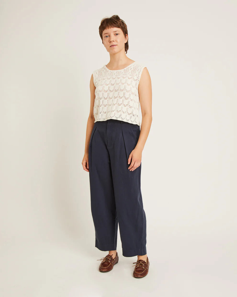 Janne Silk and Cotton Sweater - Ivory