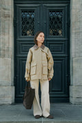 Jennah Trenchcoat - Chinchilla