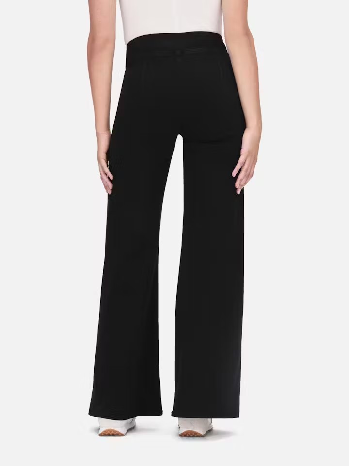 The Jetset Wide Leg - Sheen Noir