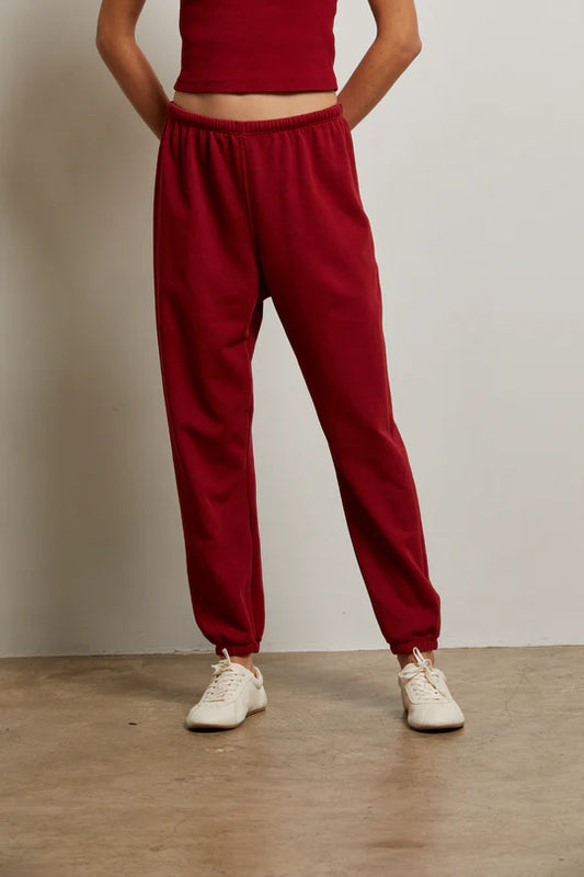 The Johnny French Terry Easy Sweatpant - Maple