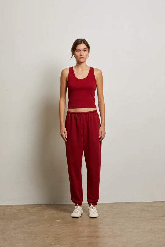 The Johnny French Terry Easy Sweatpant - Maple