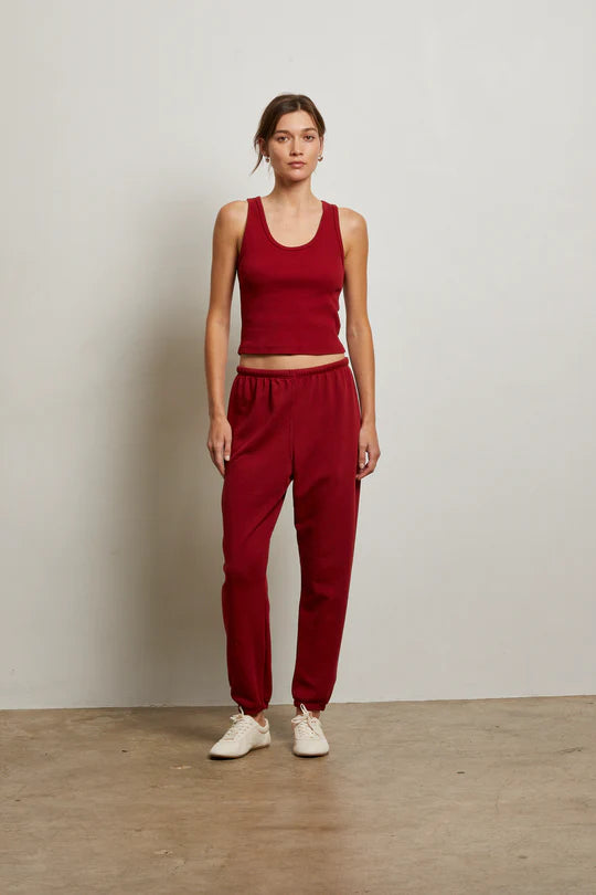 The Johnny French Terry Easy Sweatpant - Maple