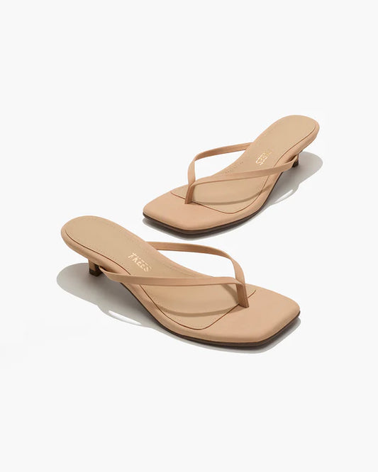 Square Toe Julia Suede - Sunkissed