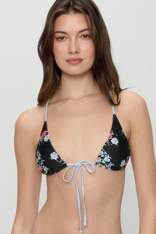 June Skimpy Shine Bikini Top - Bouquet