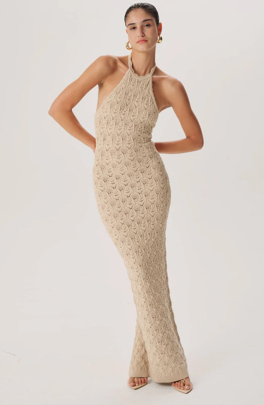 Kaiden Knit Dress - Ecru