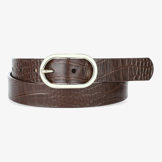 Kezia Barcelona Leather Belt - Acorn