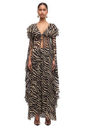 Kyle Maxi Top - Zebra