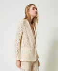 Macramé Lace Blazer - Ivory