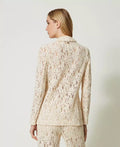 Macramé Lace Blazer - Ivory