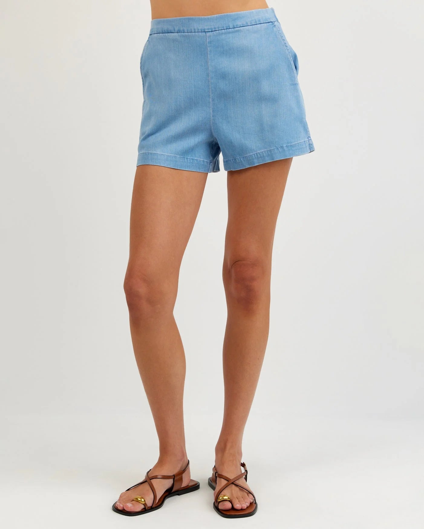 Catalina Clean Front Short - Indigo Lake Wash