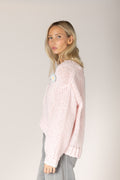 Landry Hand Knit Cardi - Sugar / Crystal