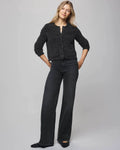 Andrea Chenille Crop Cardigan - Lead