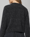 Andrea Chenille Crop Cardigan - Lead