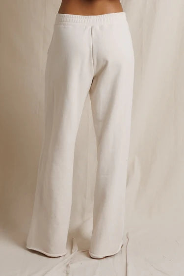 Leni French Terry Pull On Pant With Pockets - Sugar