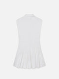 The Linen Day Dress - White
