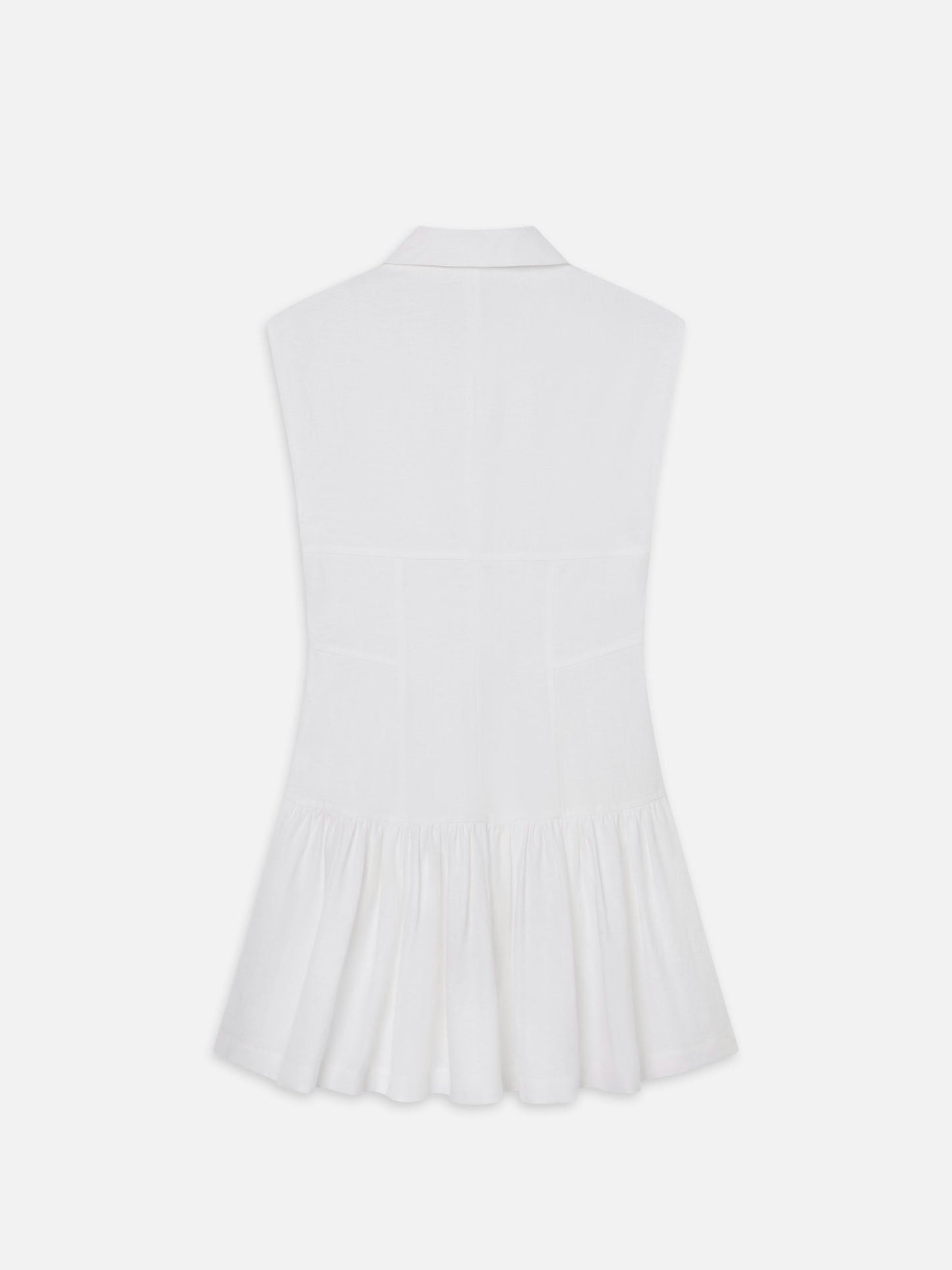The Linen Day Dress - White