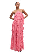 Liora Dress - Coral