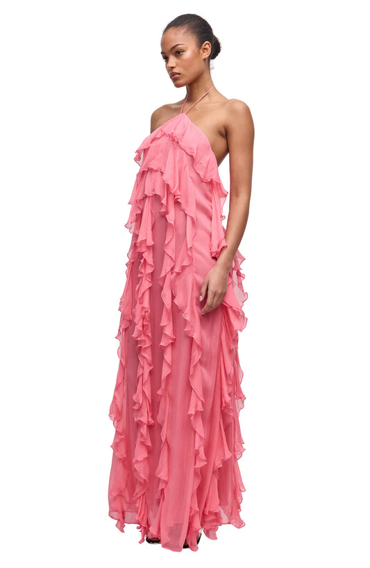 Liora Dress - Coral