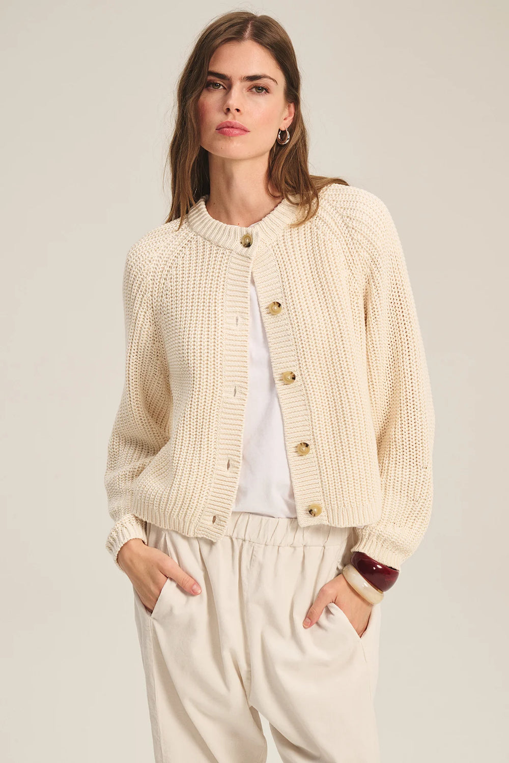 Lisabeth Cardigan - Ivory