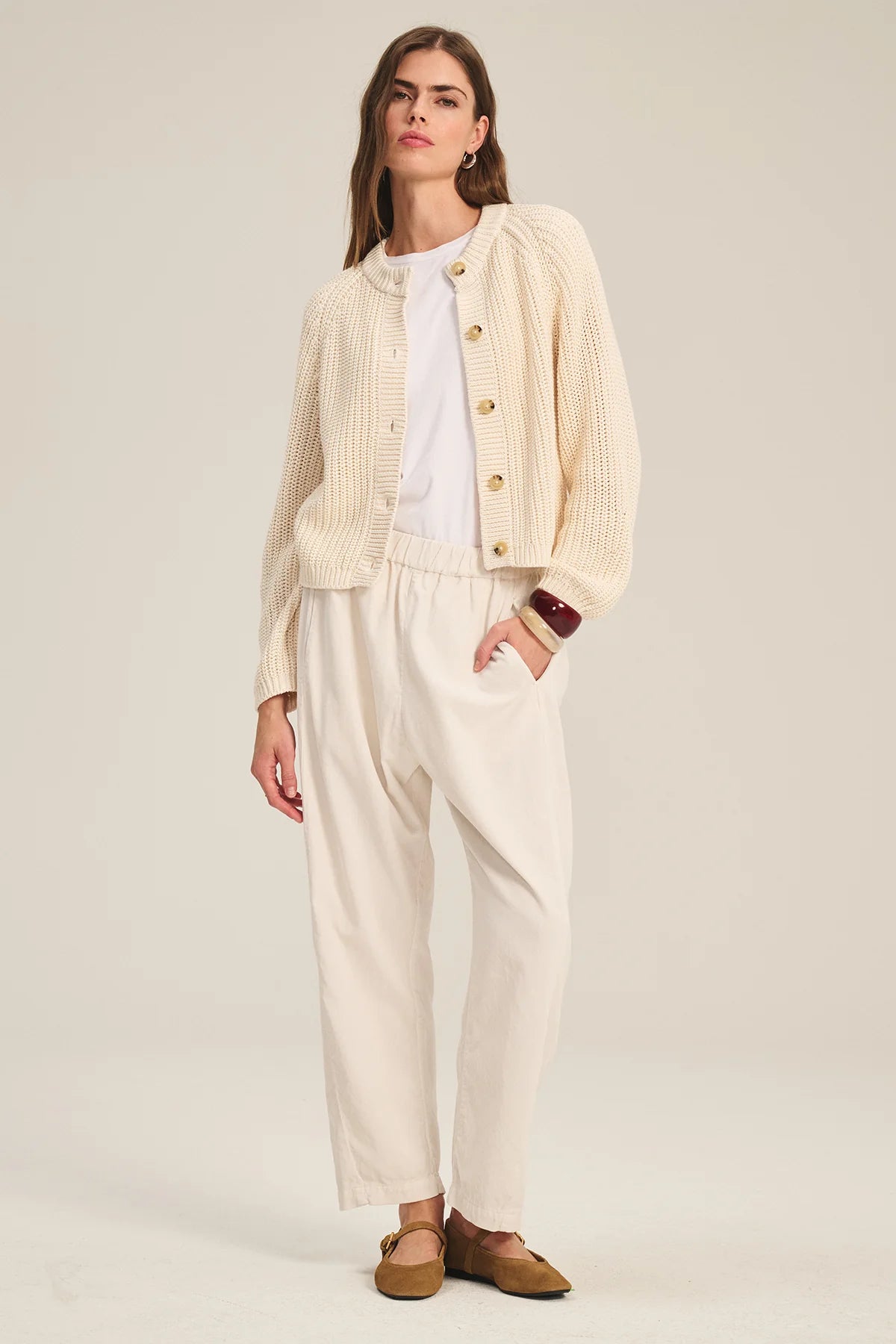 Lisabeth Cardigan - Ivory
