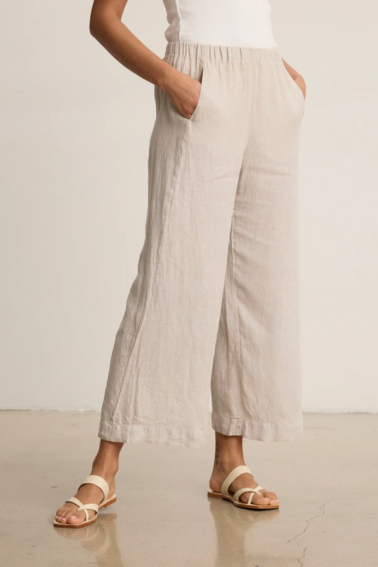 Lola Linen Pant - Cobble