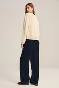 Lola Linen Pant - Navy