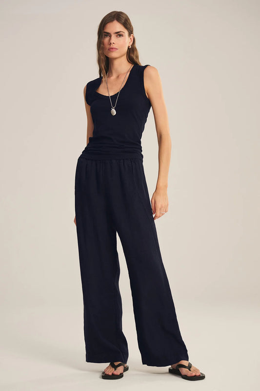 Lola Linen Pant - Shadow