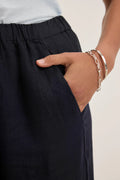 Lola Linen Pant - Shadow