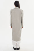 Lorelei Double Face Wool Coat - Light Grey