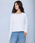 Louisa Long Sleeve Tee - White