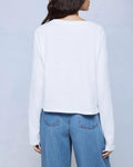 Louisa Long Sleeve Tee - White
