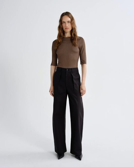 Low Curve Utility Jean (Sateen) - Black