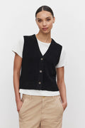 Lu Sweater Vest - Black