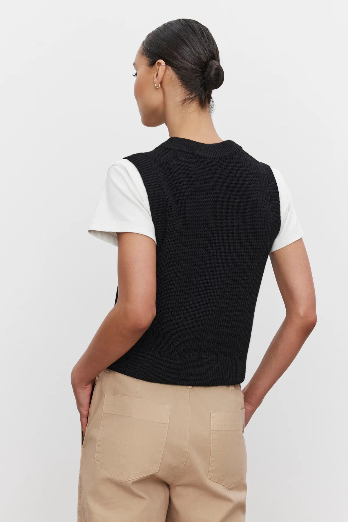 Lu Sweater Vest - Black