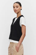 Lu Sweater Vest - Black