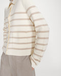 Maelys Buttoned Cardigan - Ecru