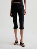 Maisie Jean Mid-Rise Capri - Super Black