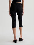 Maisie Jean Mid-Rise Capri - Super Black