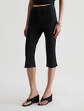 Maisie Jean Mid-Rise Capri - Super Black