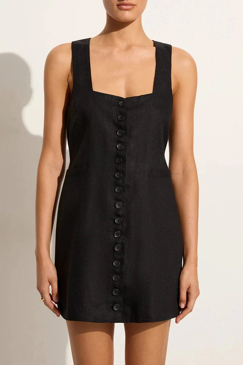 Marinia Mini Dress - Black