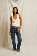 Maria Tank - Bright Ivory